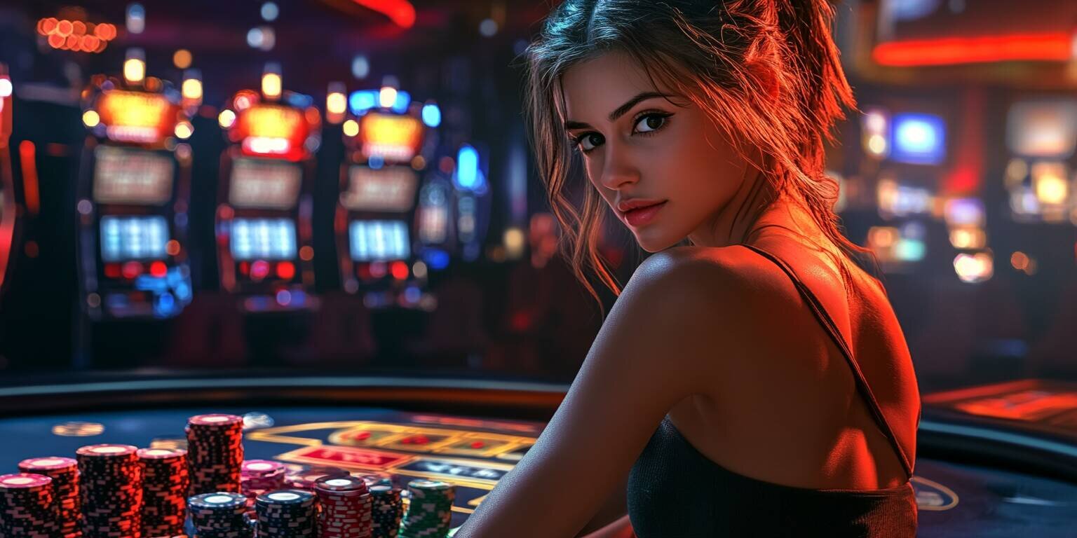 Young Woman at 666zzz Casino